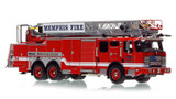 1:50 scale model of Memphis Fire Department 2023 E-One Typhoon Truck 2 - North Memphis