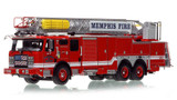 1:50 scale model of Memphis Fire Department 2022 E-One Typhoon Truck 13 - Medical District