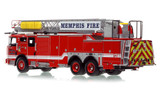 1:50 scale model of Memphis Fire Department 2022 E-One Typhoon Truck 13 - Medical District