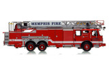 1:50 scale model of Memphis Fire Department 2022 E-One Typhoon Truck 20 - Ridgeway