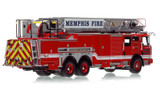 1:50 scale model of Memphis Fire Department 2022 E-One Typhoon Truck 20 - Ridgeway