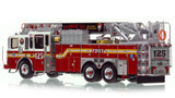 1:50 scale model of Fire Department City of New York 2012 Ferrara Ladder 125 - Queens