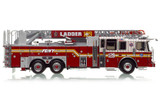 1:50 scale model of Fire Department City of New York 2014 Ferrara Ladder 129 - Queens