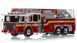 1:50 scale model of Fire Department City of New York 2014 Ferrara Ladder 129 - Queens