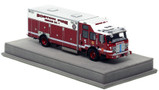 1:50 scale model of Boston Fire Department 2021 E-One Typhoon Rescue 1 - Financial District