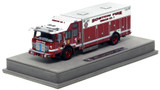1:50 scale model of Boston Fire Department 2021 E-One Typhoon Rescue 1 - Financial District