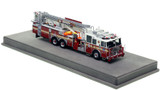 1:50 scale model of FDNY 2013 Seagrave Attacker 95' Tower Ladder 9 - Manhattan