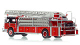 1:50 scale model of Chicago 1973 American LaFrance 100' Ladder Chief - H&L Co. 1 - North Loop