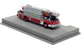 1:50 scale model of Chicago 1973 American LaFrance 100' Ladder Chief - H&L Co. 3 - North Loop