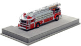 1:50 scale model of Chicago 1973 American LaFrance 100' Ladder Chief - H&L Co. 3 - North Loop