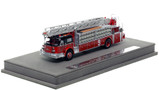 1:50 scale model of Chicago 1973 American LaFrance 100' Ladder Chief - H&L Co. 9 - Norwood Park