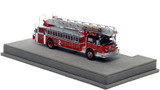 1:50 scale model of Chicago 1975 American LaFrance 100' Ladder Chief - H&L Co. 2 - West Loop