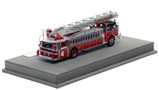 1:50 scale model of Chicago 1973 American LaFrance 100' Ladder Chief - H&L Co. 4 - Chinatown