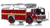 1:50 scale model of FDNY 1991 Mack MC/1982 Saulsbury Collapse Unit 5 - Staten Island