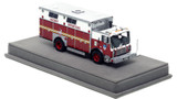 1:50 scale model of FDNY 1991 Mack MC/1982 Saulsbury HAZMAT Operations - Citywide