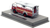 1:50 scale model of FDNY 1991 Mack MC/1982 Saulsbury HAZMAT Operations - Citywide