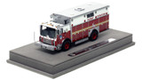 1:50 scale model of FDNY 1991 Mack MC/1982 Saulsbury HAZMAT Operations - Citywide