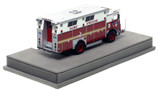 1:50 scale model of FDNY 1991 Mack MC/1982 Saulsbury HAZMAT Operations - Citywide