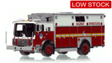 1:50 scale model of FDNY 1991 Mack MC/1982 Saulsbury HAZMAT Operations - Citywide