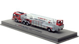 1:50 scale model of Columbus Division of Fire 2007 ALF Eagle/LTI 110’ TDA Ladder 8 - Bronzeville