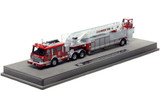 1:50 scale model of Columbus Division of Fire 2007 ALF Eagle/LTI 110’ TDA Ladder 8 - Bronzeville