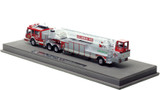 1:50 scale model of Columbus Division of Fire 2008 ALF Eagle/LTI 110’ TDA Ladder 27 - Northwest Columbus