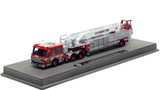 1:50 scale model of Columbus Division of Fire 2001 ALF Eagle/LTI 110’ TDA Ladder 12 - Hilltop (SW Columbus