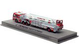 1:50 scale model of Columbus Division of Fire 2001 ALF Eagle/LTI 110’ TDA Ladder 15 - Driving Park