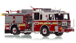 1:50 scale model of FDNY 2022 Seagrave Attacker HD Engine 273 - Queens