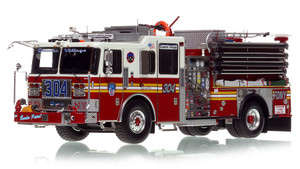 1:50 scale model of FDNY 2021 Seagrave Attacker HD Engine 304 - Queens