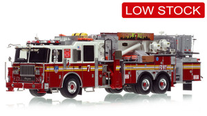 1:50 scale model of FDNY 2016 Seagrave Attacker 75' Tower Ladder 7 - Manhattan
