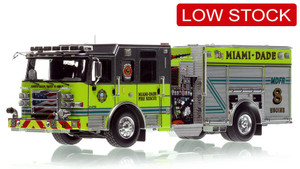 1:50 scale model of  Miami-Dade Fire Rescue 2023 Pierce Enforcer Engine 8 - Aventura