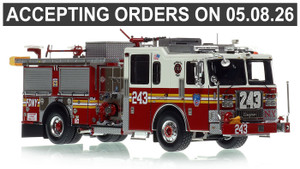 1:50 Scale Model of FDNY 2022 Seagrave Attacker HD Engine 243 - Brooklyn