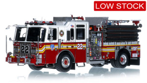 1:50 Scale Model of FDNY 2016 KME Severe Service Engine 22 - Manhattan