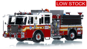 1:50 Scale Model of FDNY 2016 KME Severe Service Engine 302 - Queens