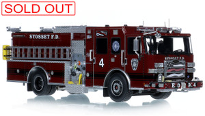 1:50 Scale Model of Syosset Fire Department 2022 Pierce Enforcer Engine 584