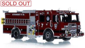 1:50 Scale Model of Syosset Fire Department 2022 Pierce Enforcer Engine 587