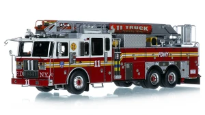 1:50 Scale Model of FDNY 2024 Seagrave Attacker HD 100' Ladder 11 - Manhattan