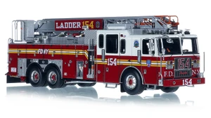 1:50 Scale Model of FDNY 2023 Seagrave Attacker HD 100' Ladder 154 - Queens