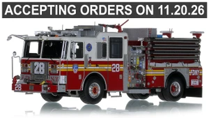 1:50 Scale Model of FDNY 2023 Seagrave Attacker HD Engine 28 - Manhattan