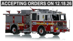 1:50 Scale Model of FDNY 2023 Seagrave Attacker HD Engine 298 - Queens