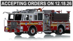 1:50 Scale Model of FDNY 2023 Seagrave Attacker HD Engine 307 - Queens