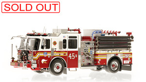 1:50 scale museum grade replica of FDNY Engine 45