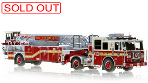 1:50 FDNY Ladder 101 scale model fire truck