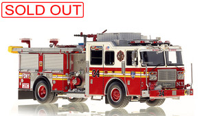 1:50 scale model of FDNY Engine 34