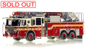 1:50 scale model of FDNY Ladder 176