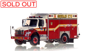 FDNY 2nd Piece Squad 270 - Freightliner M2 - South Queens 1:50 scale model