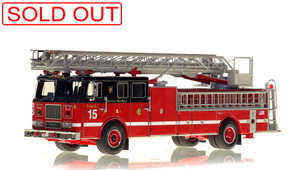 1:50 scale model of Chicago Fire Department Truck 15
