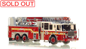 1:50 scale model of FDNY Ladder 28