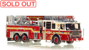 1:50 scale model of FDNY Ladder 156
